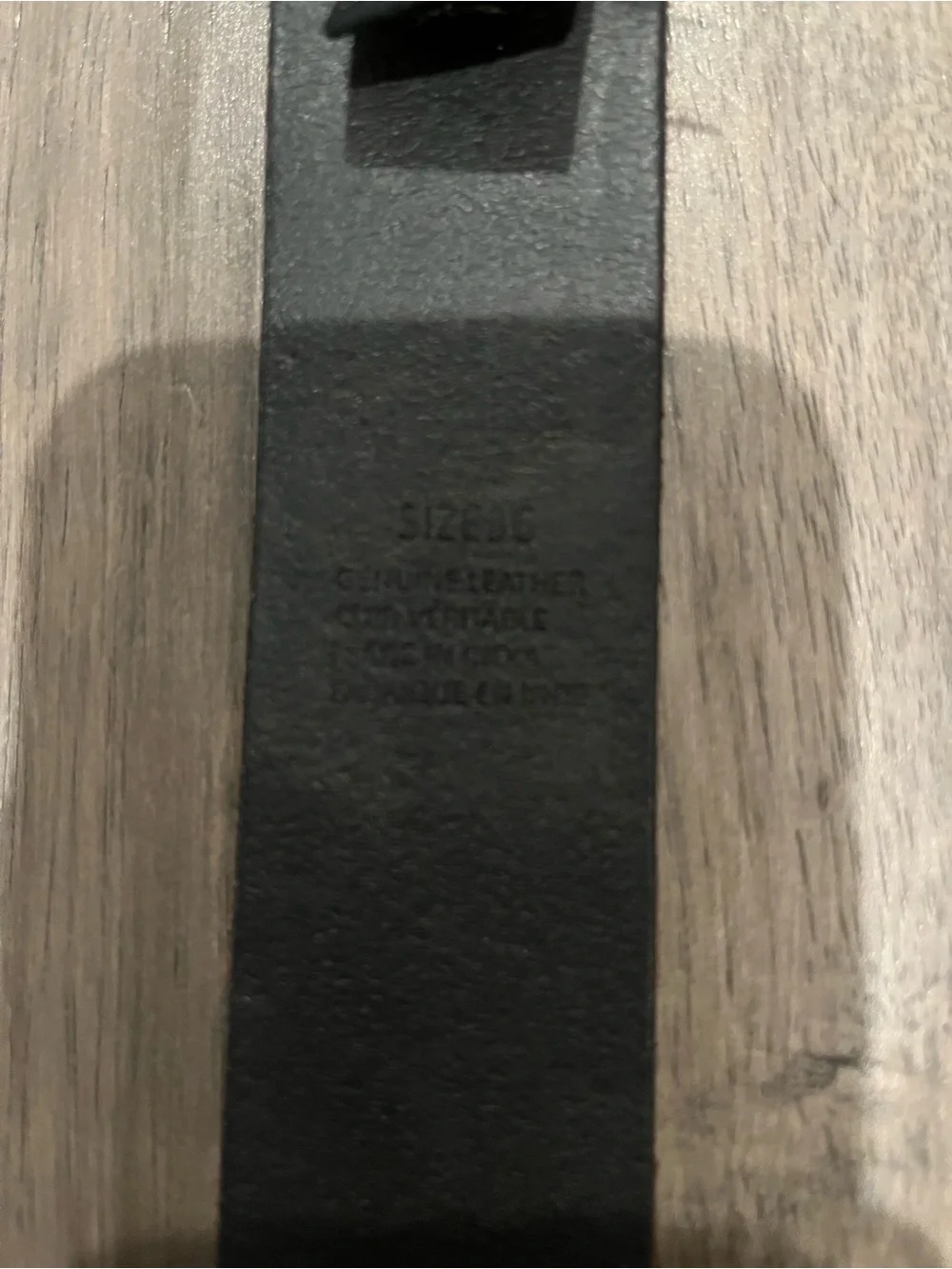 True Religion Unisex Black Leather Belt with Silver-Tone Buckle
